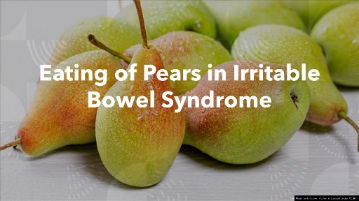Eating of Pears in Irritable Bowel Syndrome